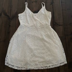 Missimo White Lace Dress, barely worn.